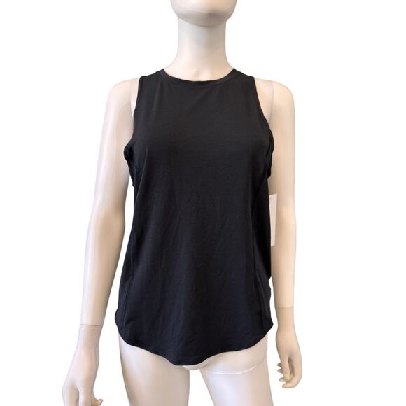 NWT ANOOK Athletics Charcoal Black Devyn Maternity Sports Tank Top Size S - Picture 2 of 7